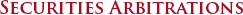 Securities Arbitrations